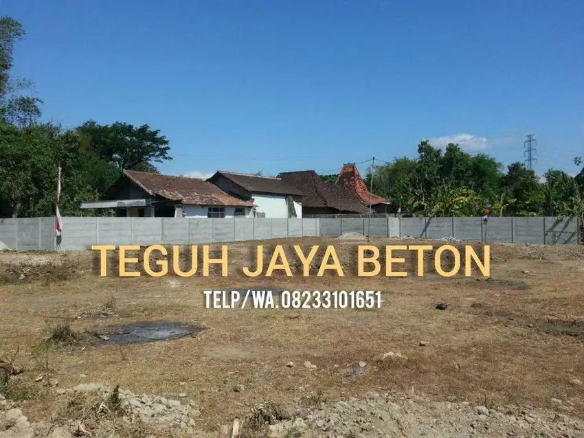 pagar panel beton precast