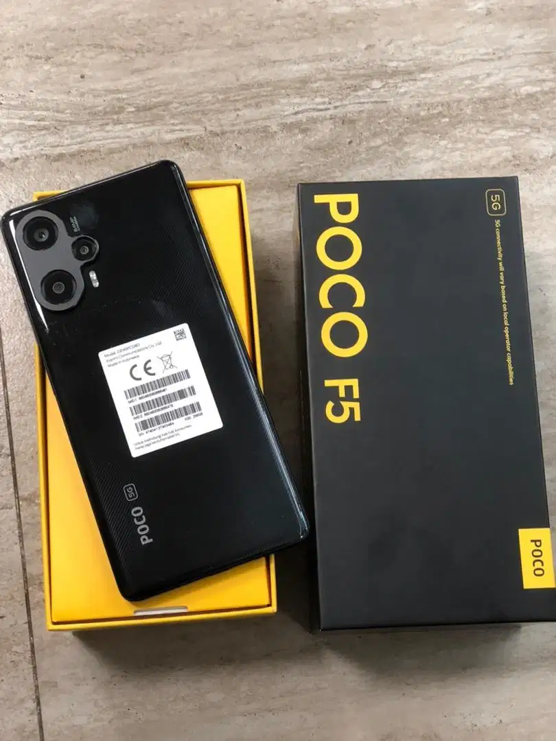 Poco f5 12/256 gb mulus lengkap