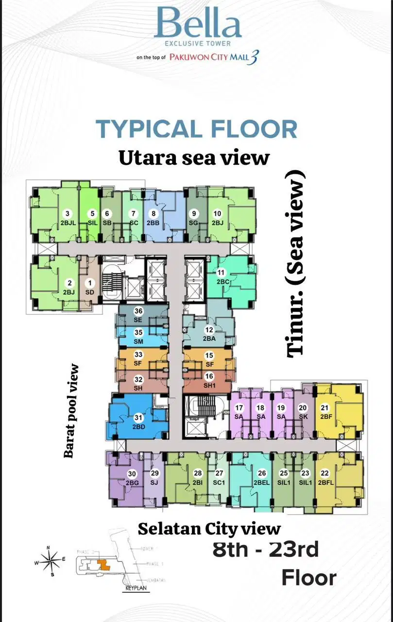 A274 JUAL TYPE STUDIO DI ATAS MALL PAKUWON MALL DEKAT UNIV DAN MAKANAN