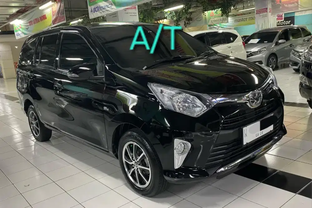 Toyota Calya G a/t 2018 matic hitam automatic metic at 1.2 otomatis