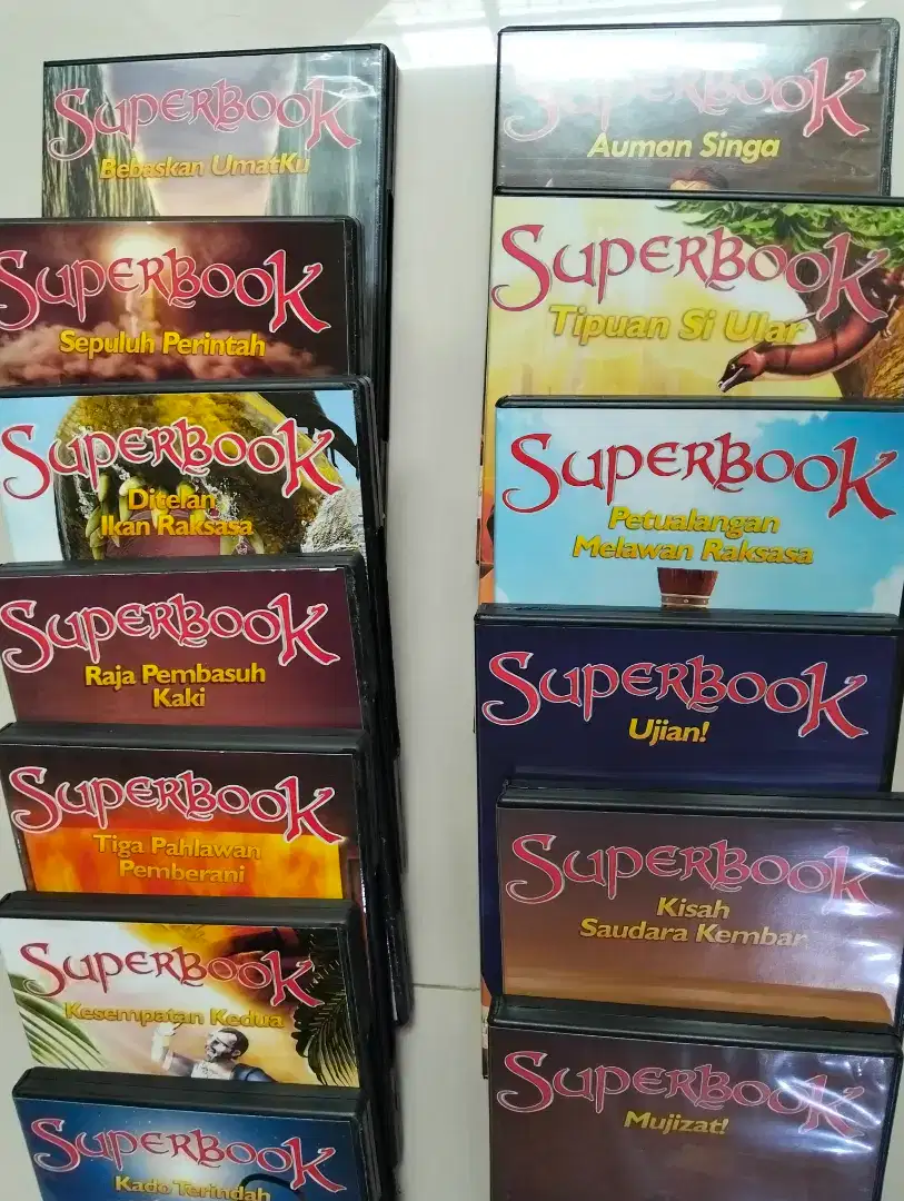 DVD ROHANI ANAK²  SUPERBOOK- ORI 
Terdiri dari 13 DVD
