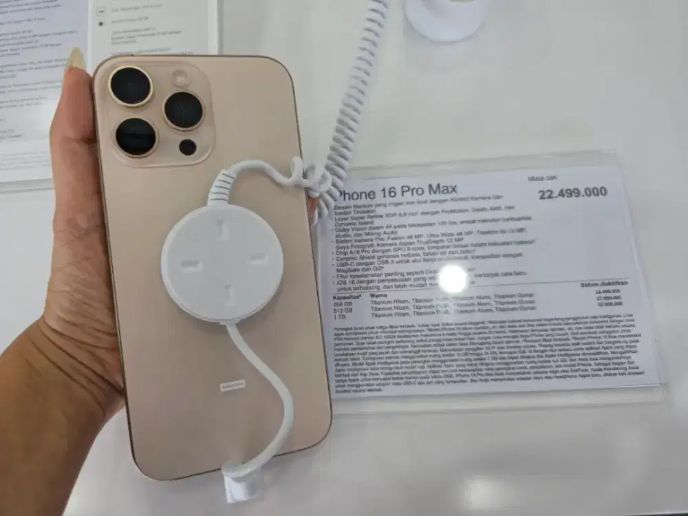 Kredit IPhone 16 Pro & Pro Max Tanpa DP