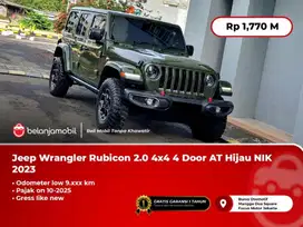 [ LOW KM ] Jeep Wrangler Rubicon 2.0 4x4 4 Door AT Hijau 2023 2024