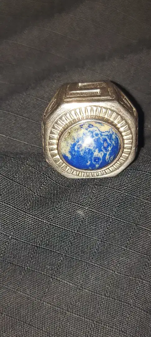 Lapis lazuli ring perak 925 (HQ)