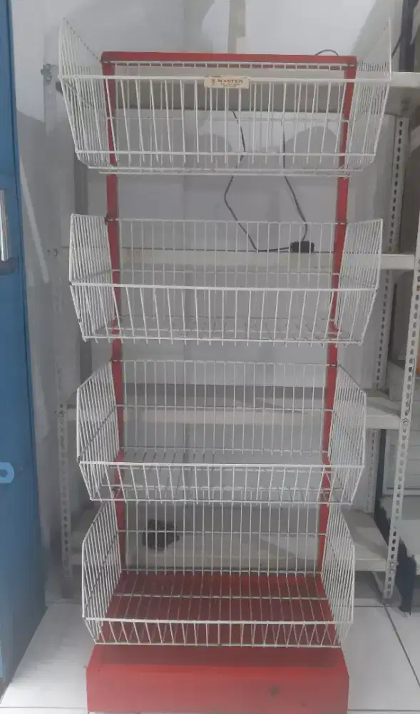 Rak Snack Keranjang 4 Susun