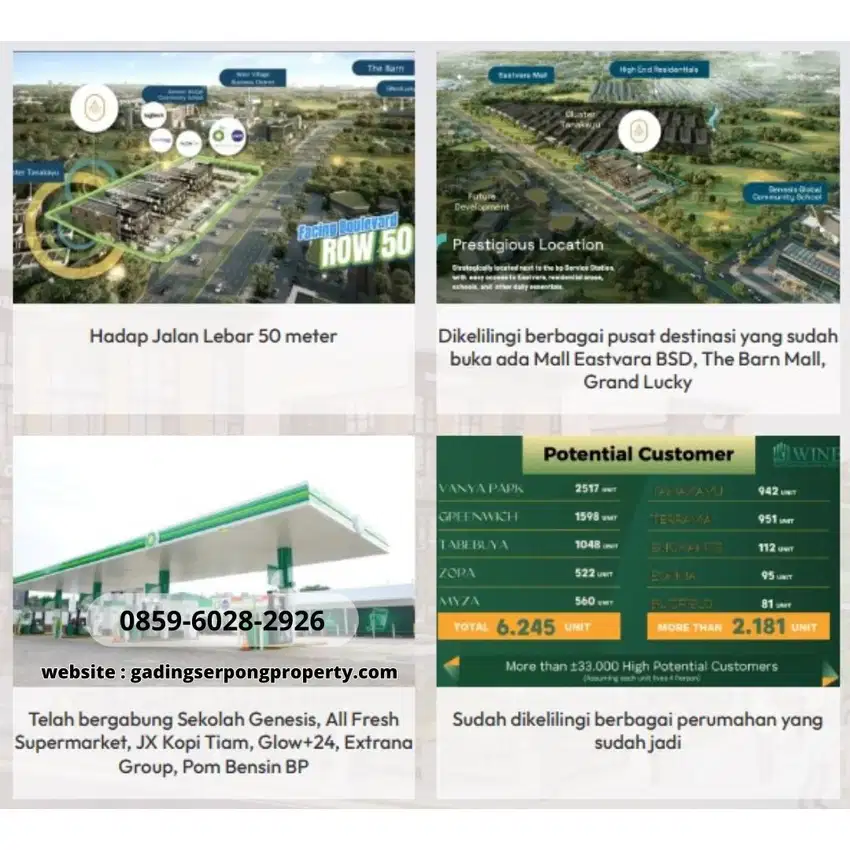 Asterra Business Park Sinarmasland Bsd Hanya 10Unit Row Utama Jln