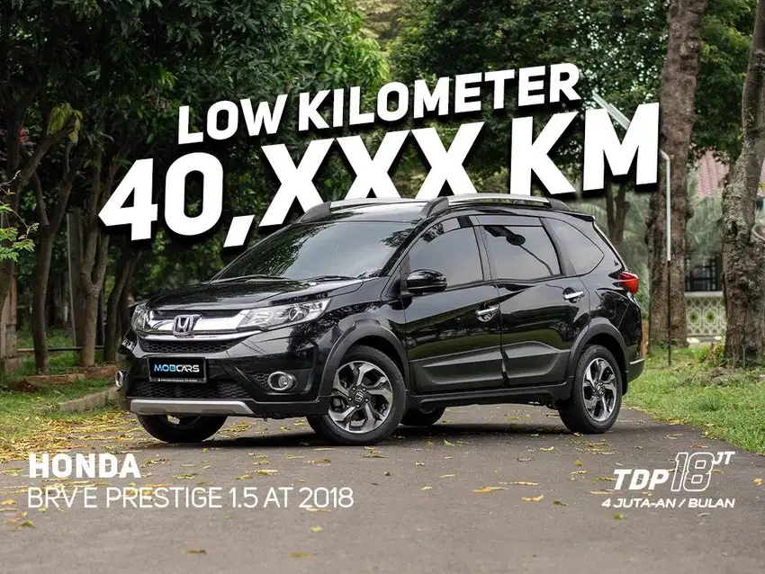 FREE BBM FULL TANK BRV E PRESTIGE 1.5 AT MATIC CVT 2018 HITAM
