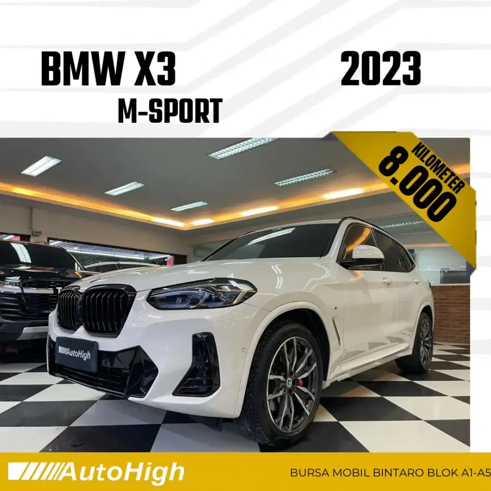 DP10% [Km8.000] X3 M-Sport 2023 White / GLC200 Reg 2021 #AUTOHIGH