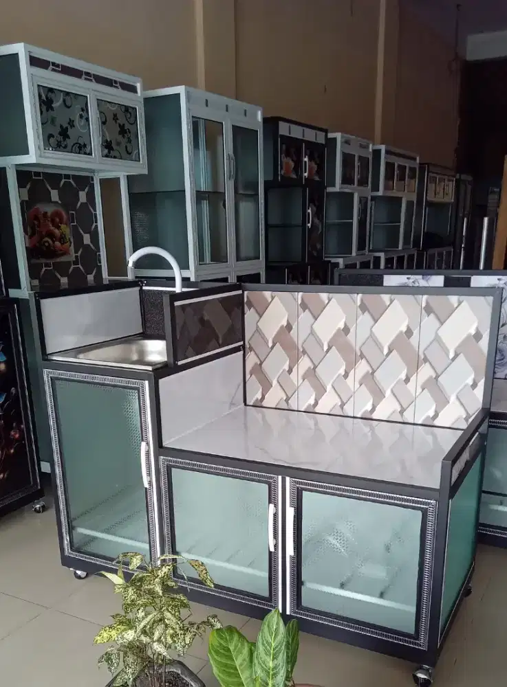 Meja kompor wastafel