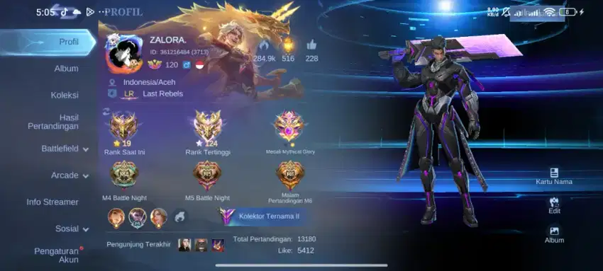 akun mobile legend