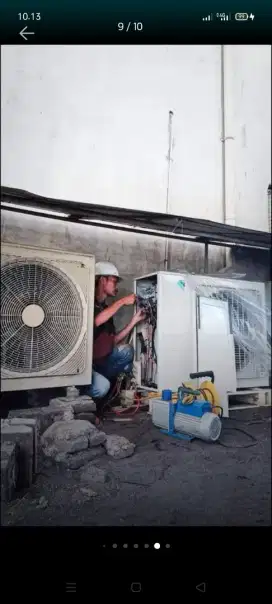 jasa servis ac kulkas meeain cuci kompa air dll