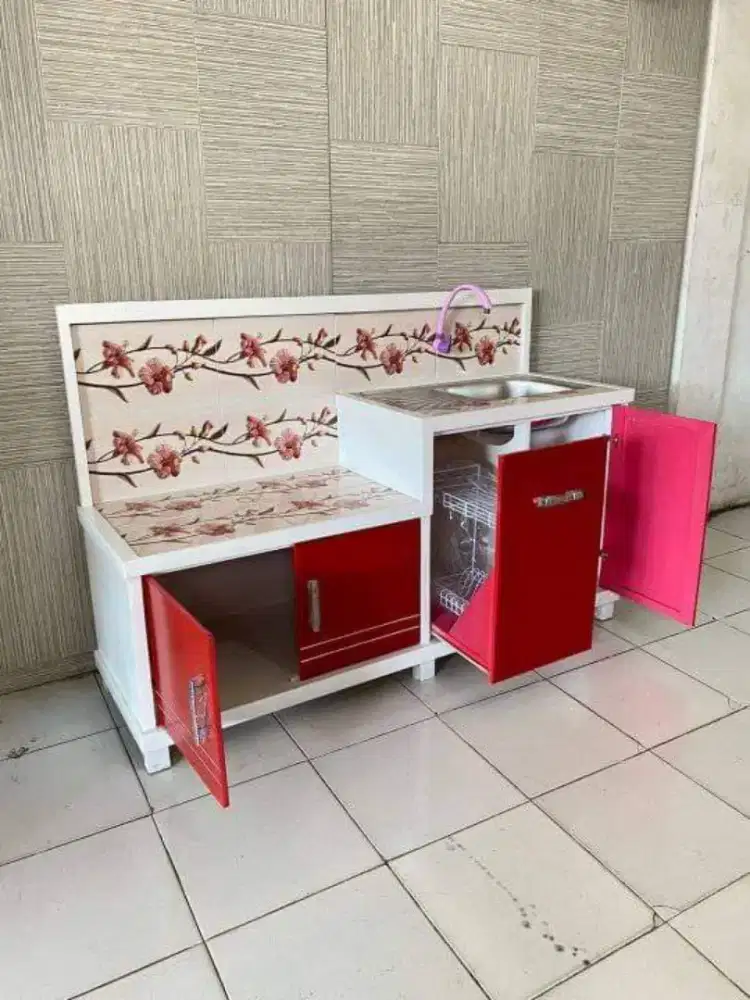 Meja wastafel+tempat kompor