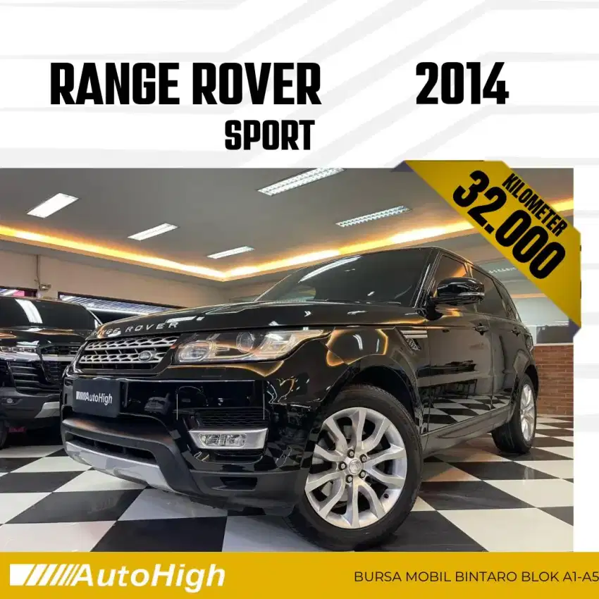 DP10% [Km32.000] Range Rover Sport HSE 2014 Black Reg 2013 #AUTOHIGH