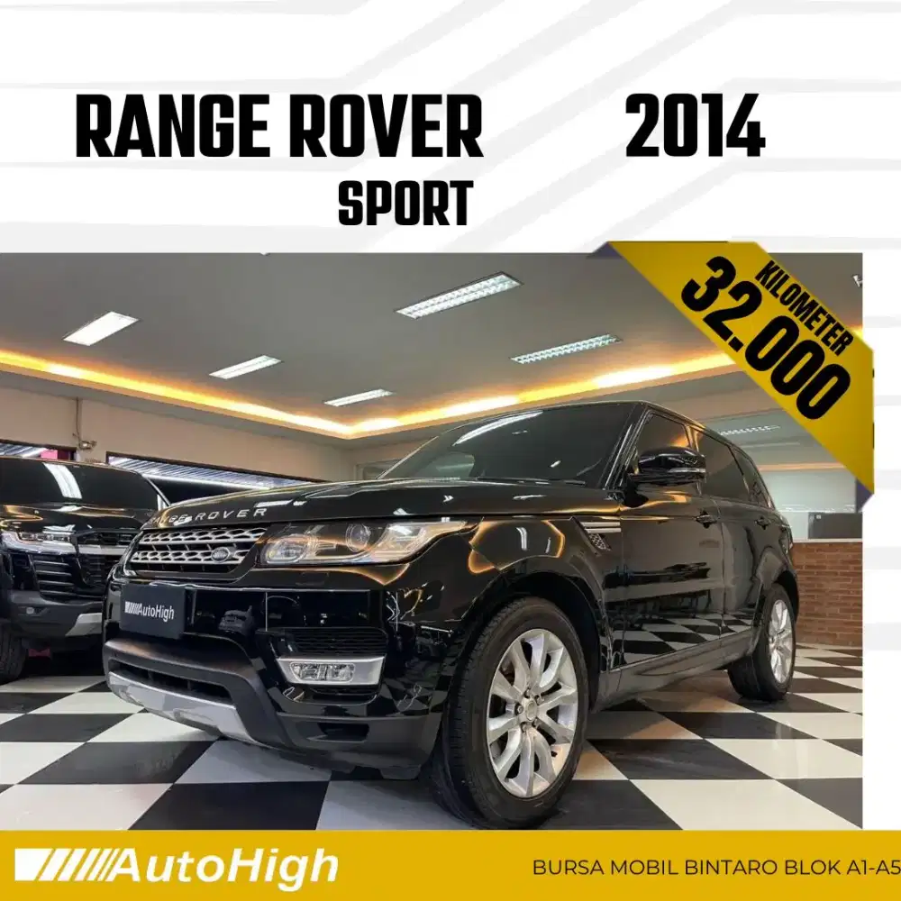 DP10% [Km32.000] Range Rover Sport HSE 2014 Black Reg 2016 #AUTOHIGH