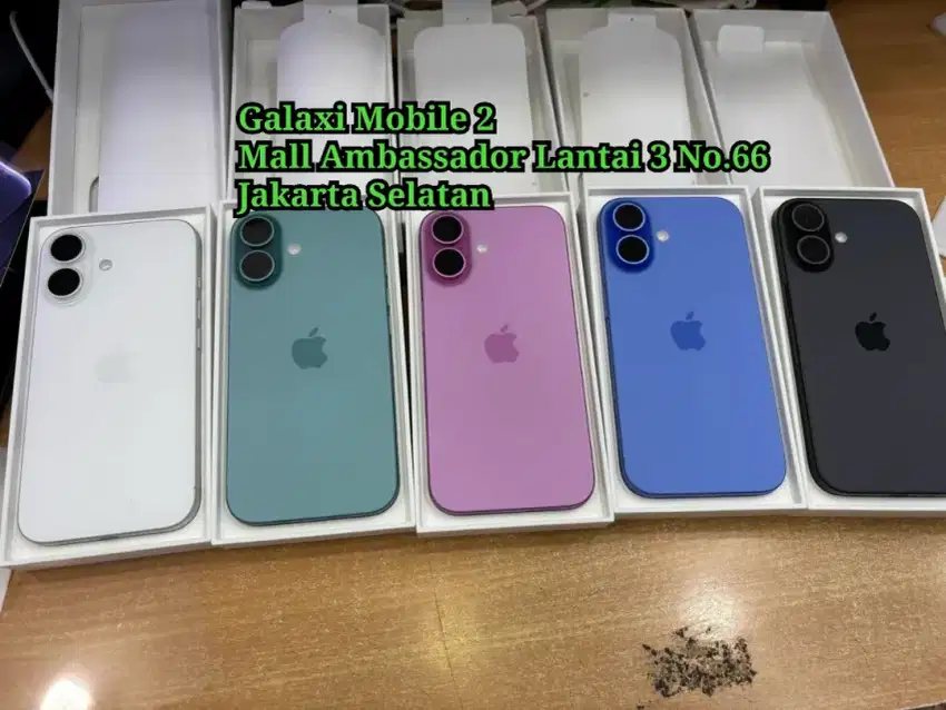 Apple Iphone 16 256GB Resmi ibox Bisa Cash Kredit Tukar Tambah
