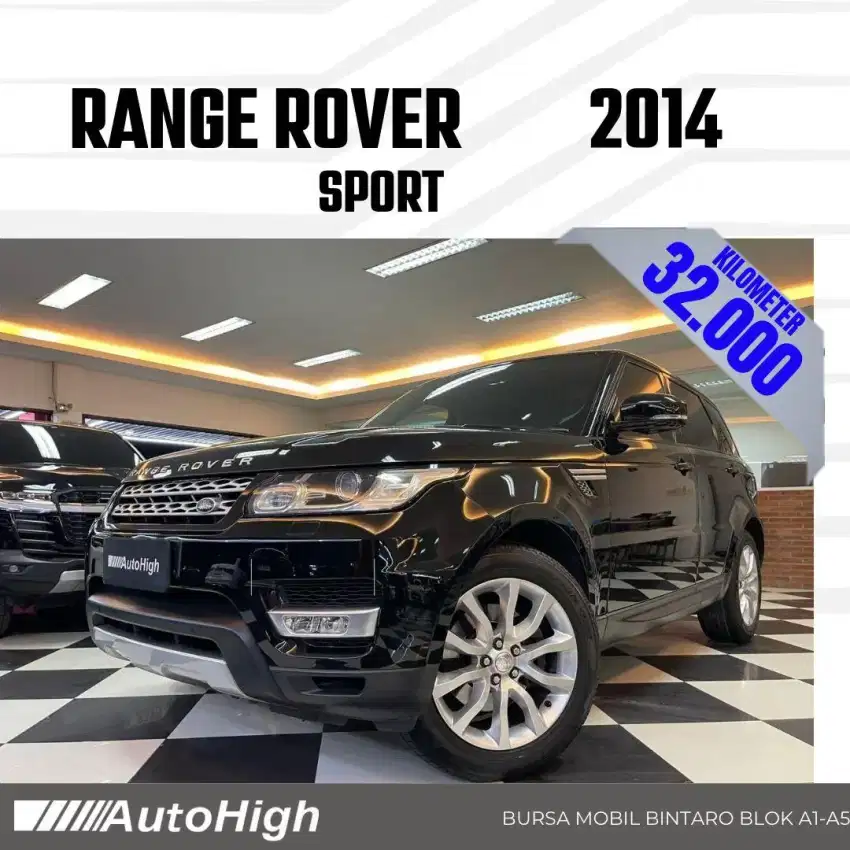 DP30% [Km32.000] Range Rover Sport HSE 2014 Black Reg 2015 #AUTOHIGH