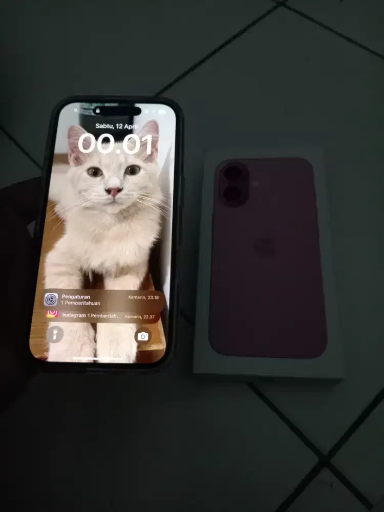 Apple Iphone 16 256gb Resmi Erafone, Baru 3 hari