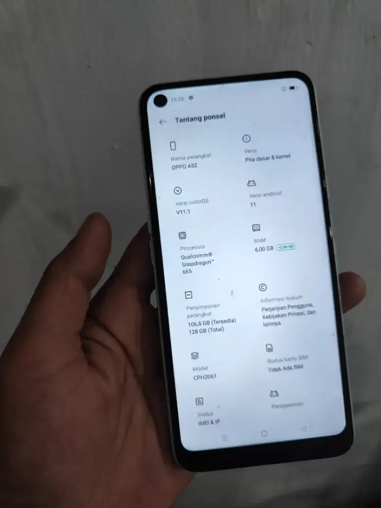 Oppo a52 6/128 hp casan