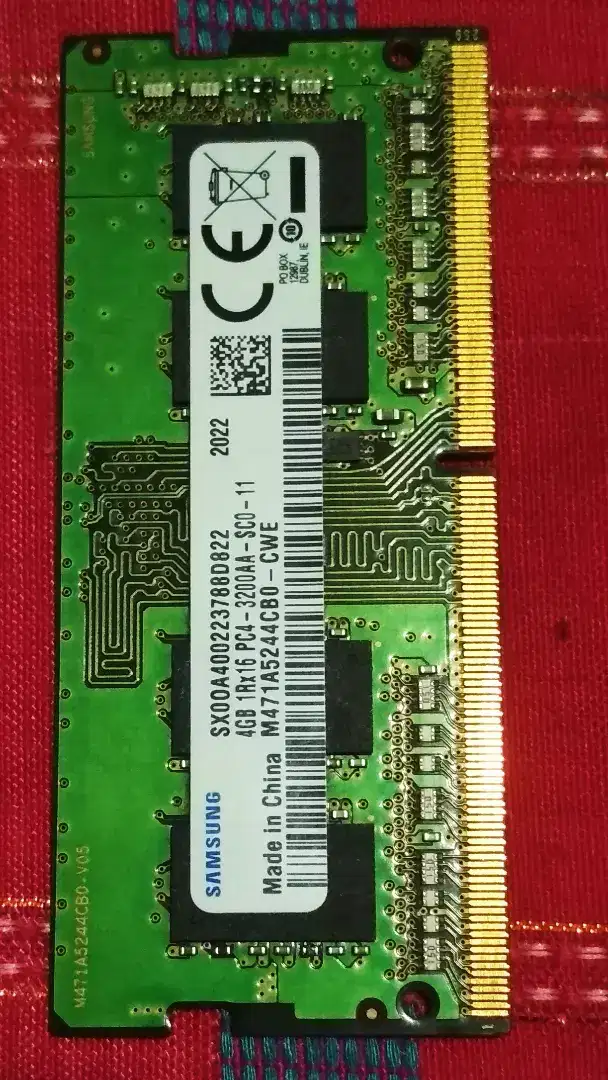 RAM LAPTOP DDR4, 4Gb SAMSUNG