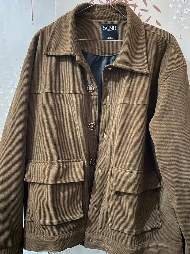 Jaket Corduroy Brown Signore