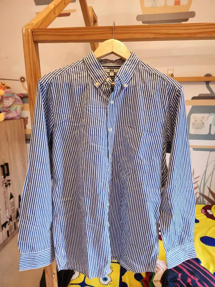 Kemeja Panjang Uniqlo