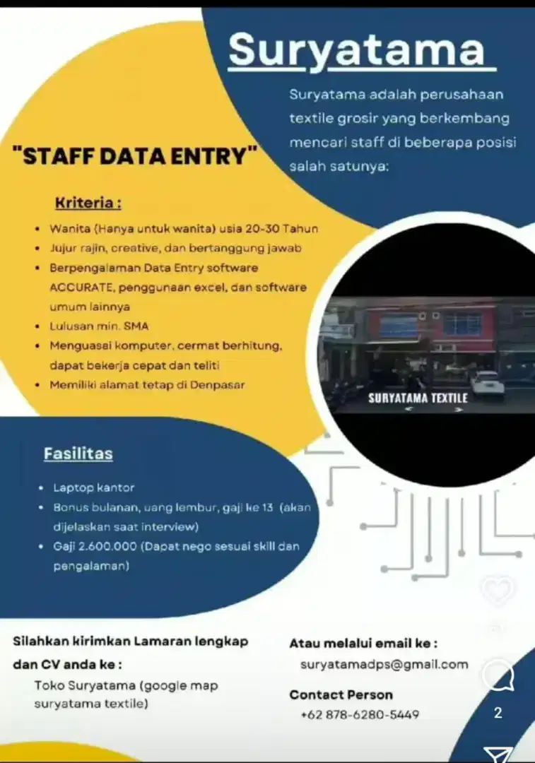 Staf Data Entry