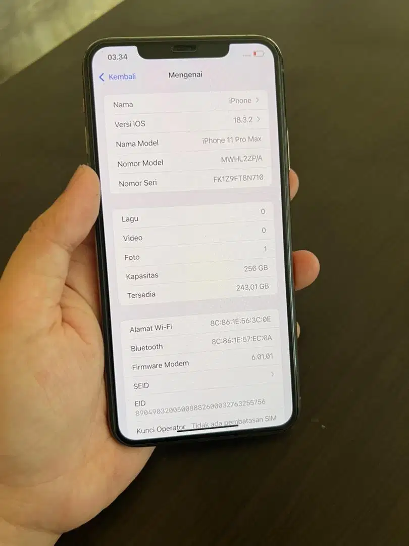 Iphone 11 Pro Max 256 Terdaftar Beacukai