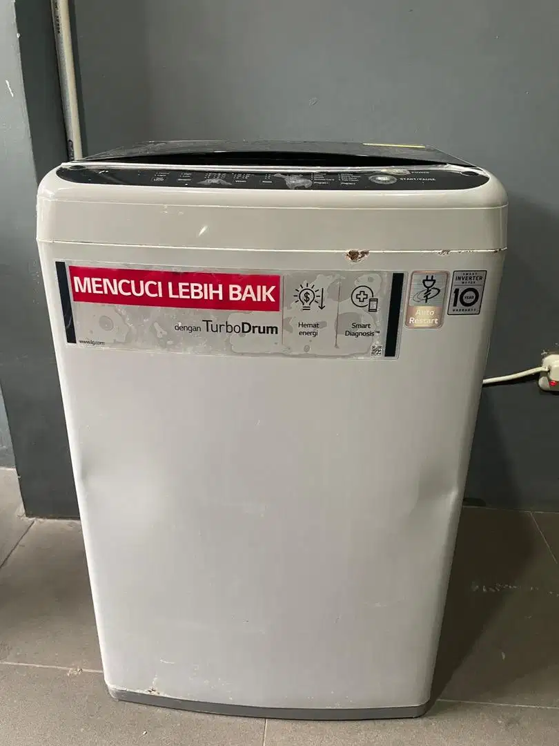 Mesin cuci LG smart inverter top loading