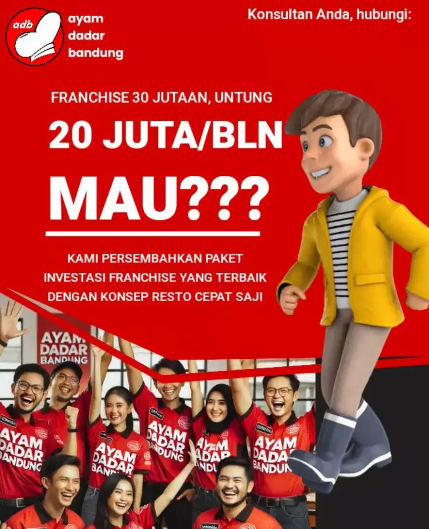 Franchise restoran cepat saji adb