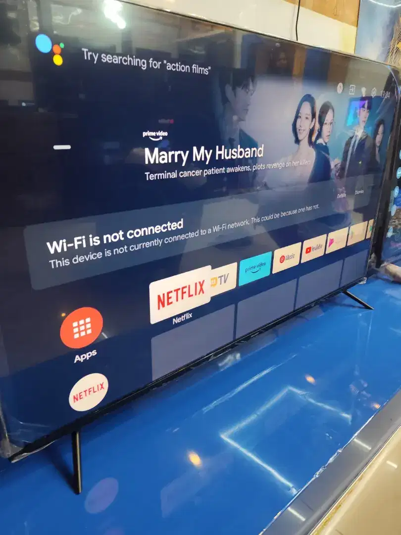 TV ANDROID GOOGLE SHARP 55 INC 4K HDR