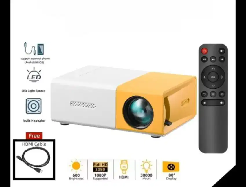 Mini bioskop proyector