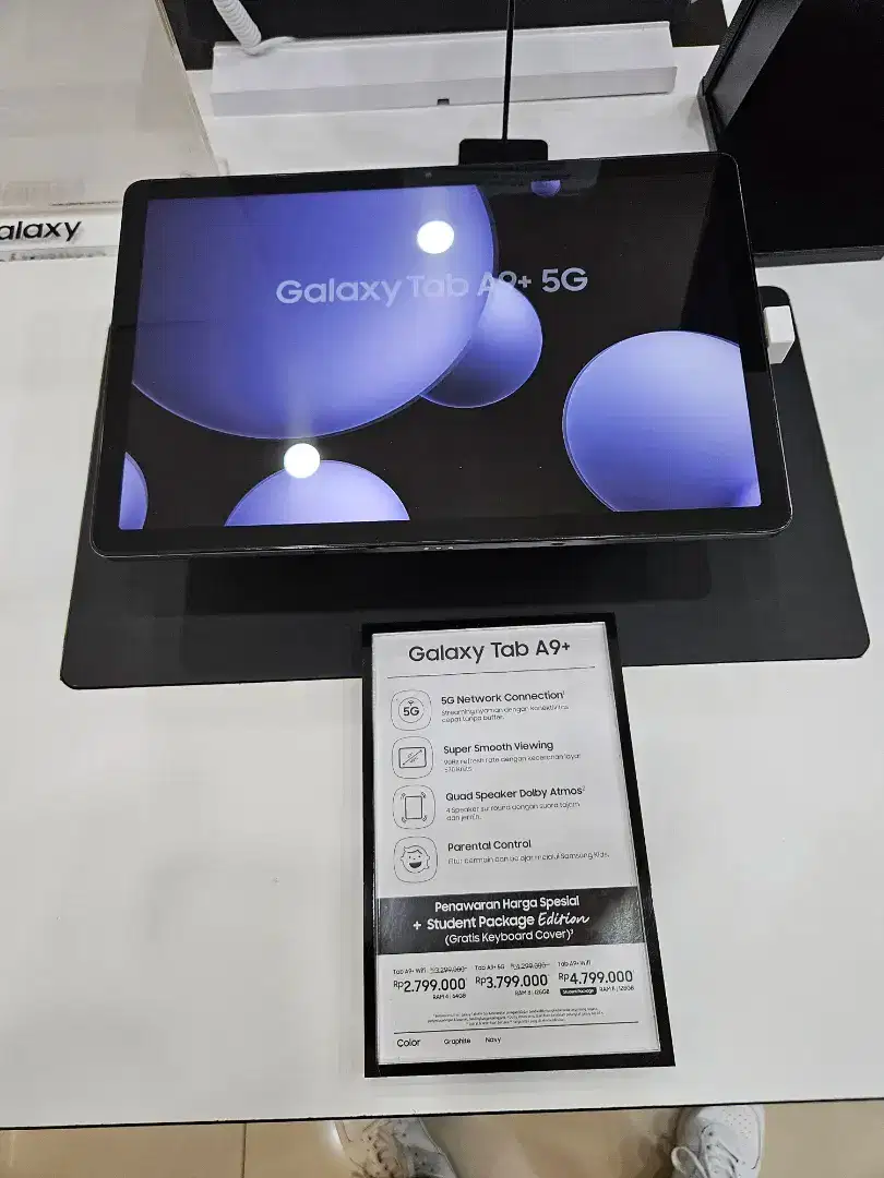 SAMSUNG GALAXY TAB A9+ WIFI 4/64 GARANSI SEIN 1 TAHUN