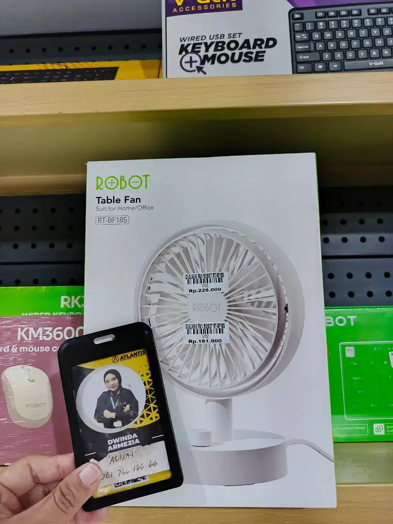 MINI FAN ROBOT RT-BF18S I ATLANTIS DAHSYAT