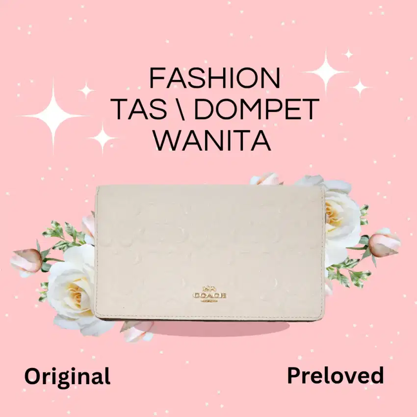 Tas dompet wanita selempang original Coach