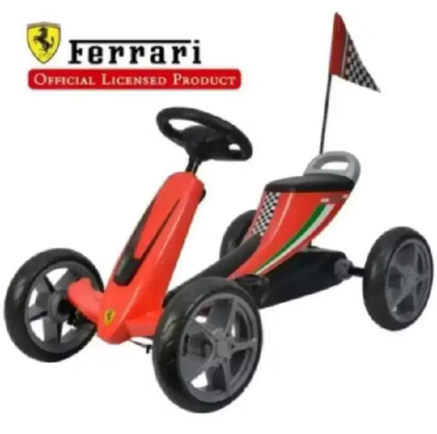 Sepeda anak pliko scuderia ferrari go kart(preloved good conditioning)