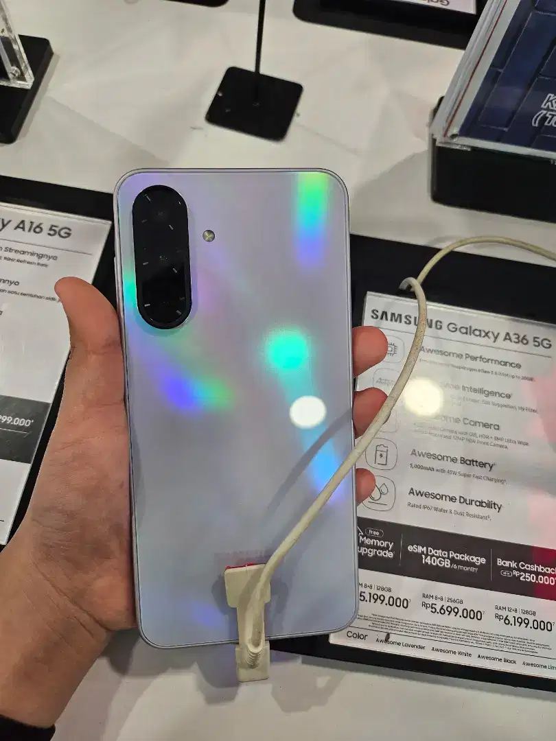 New samsung galaxy A36 5g + adapter 25w