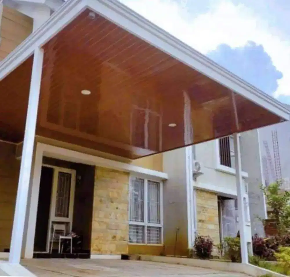 Kanopi Rumah plus plafon pvc
