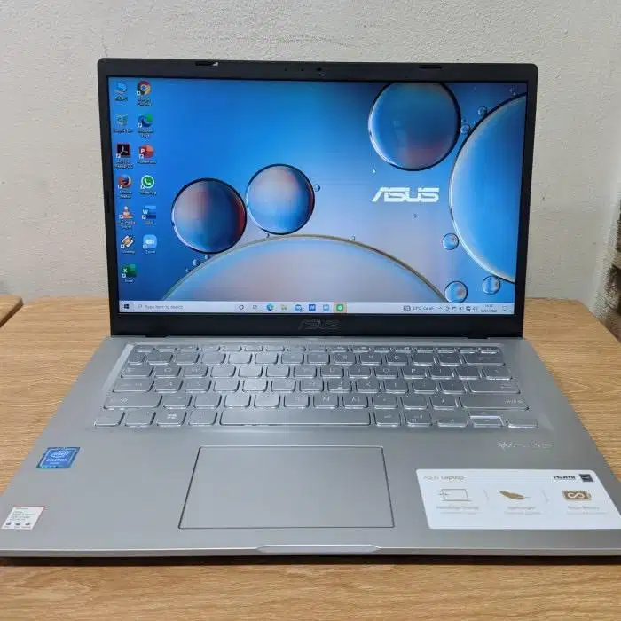 Jual laptop asus vivobook M415MA masih mulus, box dan tas dan lainnya