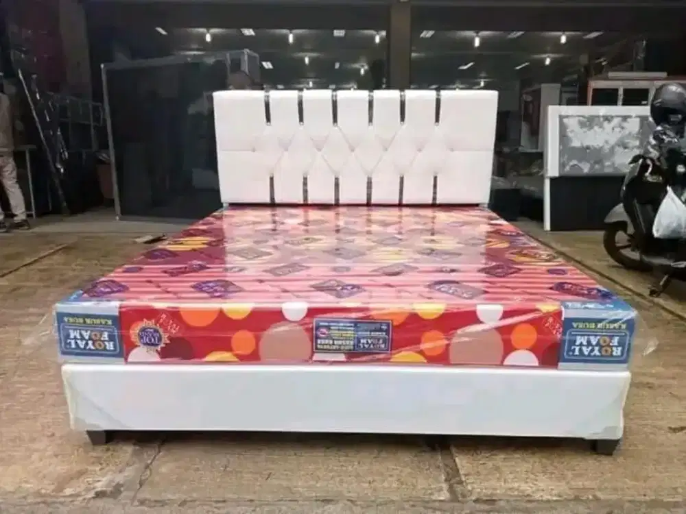 Set kasur busa royal foam tebel20cm uk160×200cm