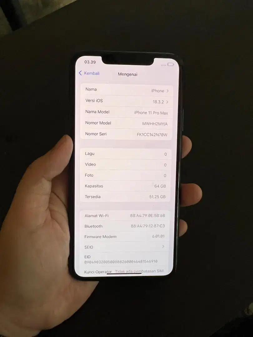 Iphone 11 Pro Max 64 Terdaftar Beacukai