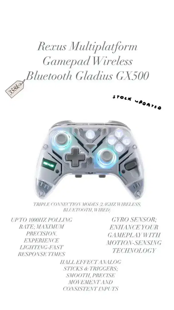 Gamepad rexus GX500