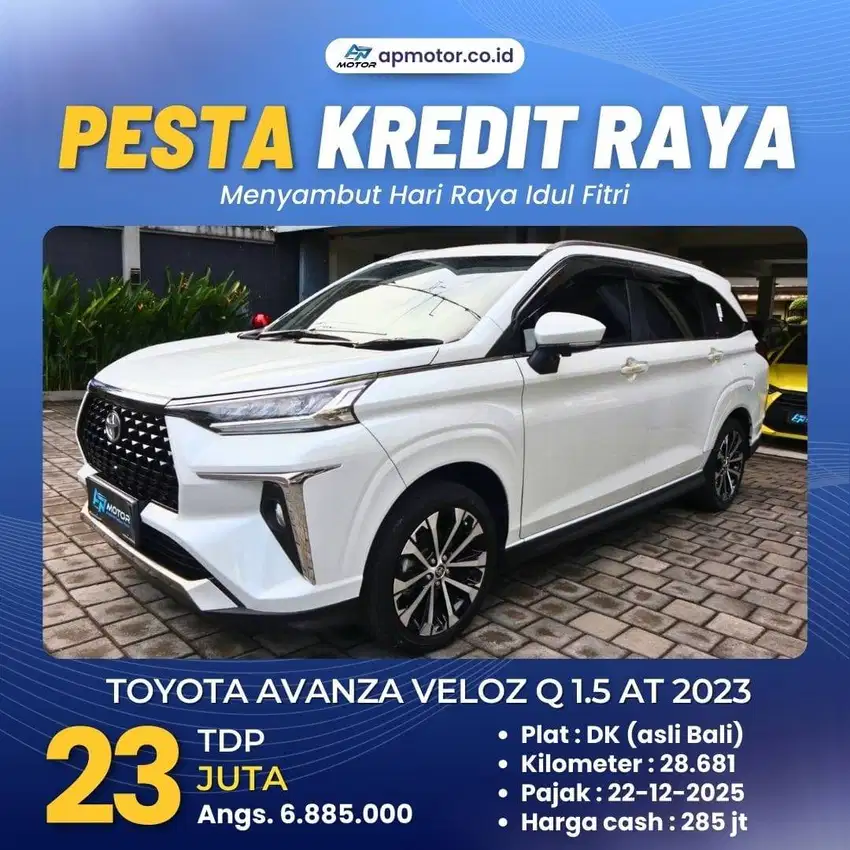 DP 23 JT!! All NEw Avanza Veloz Q 1.5 AT 2023 AsBali