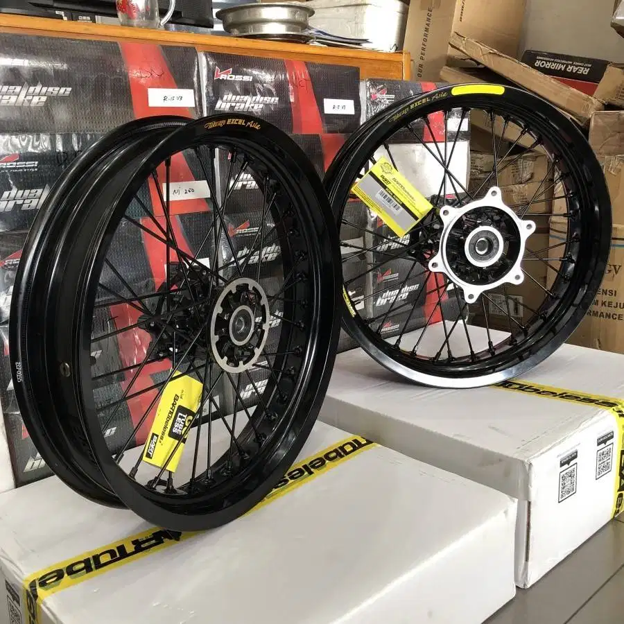 Velg Jari Jari Set Takasago Excel CRF 150 Ring 17 300/350 Tubeless PNP