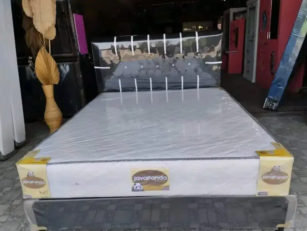 Set kasur sepringbet panda uk160×200cm