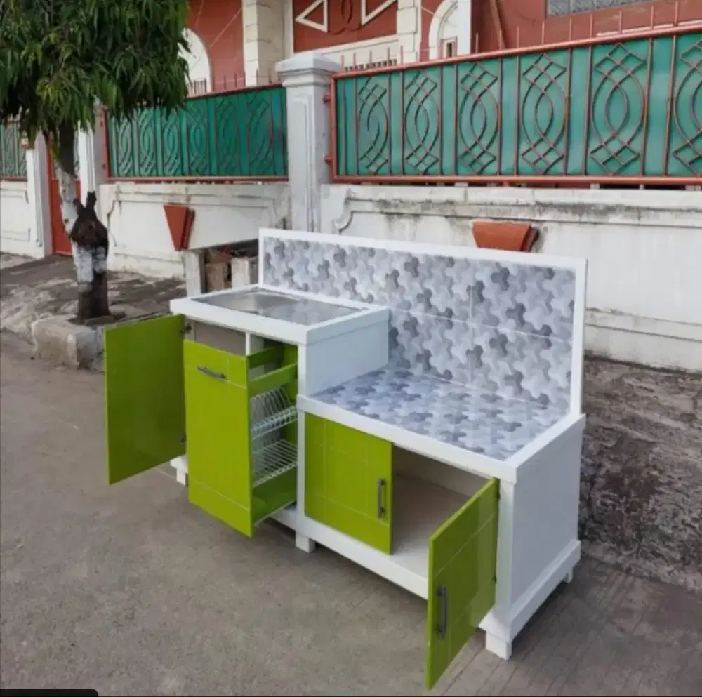 Meja wastafel+tempat kompor