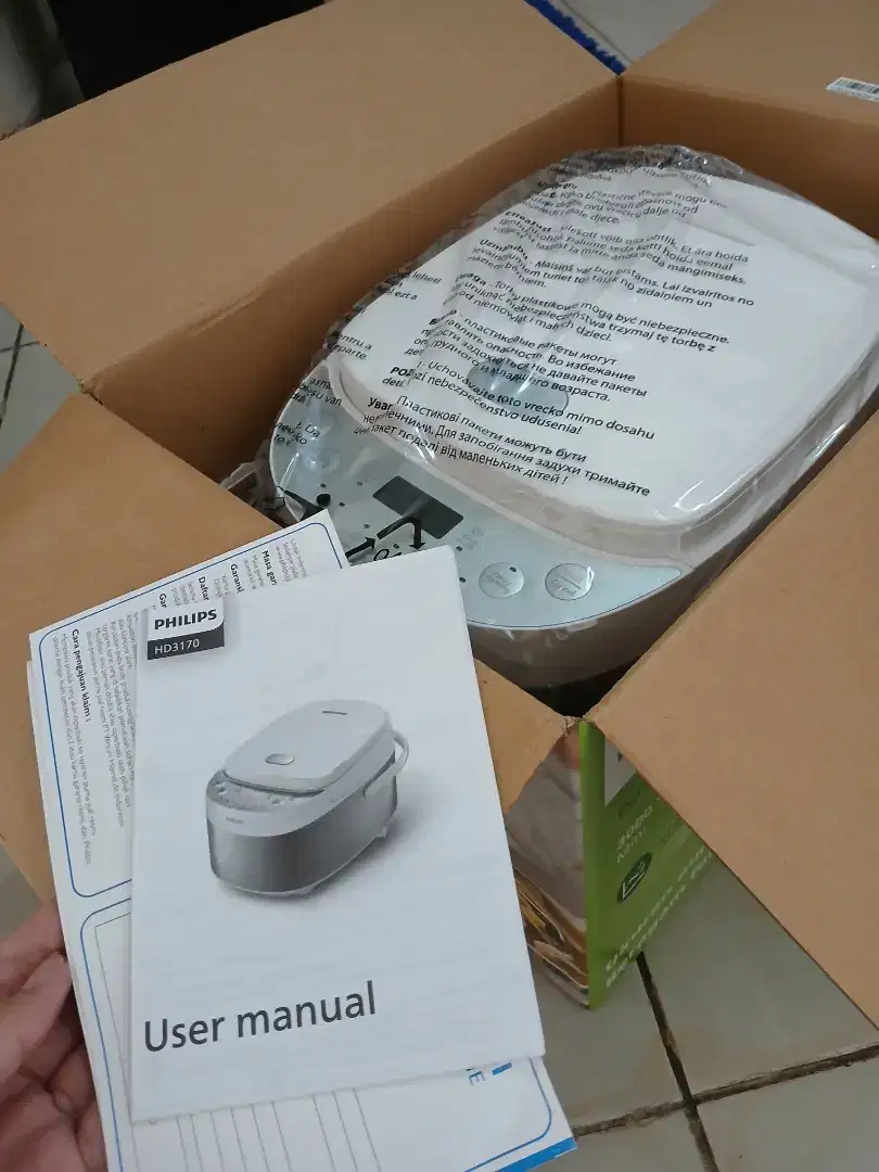 Magic com digital Philips 1liter  baru