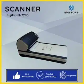 Scanner Folio Fujitsu Fi-7280 Kecepatan Scan Hingga 80 Lembat Permenit