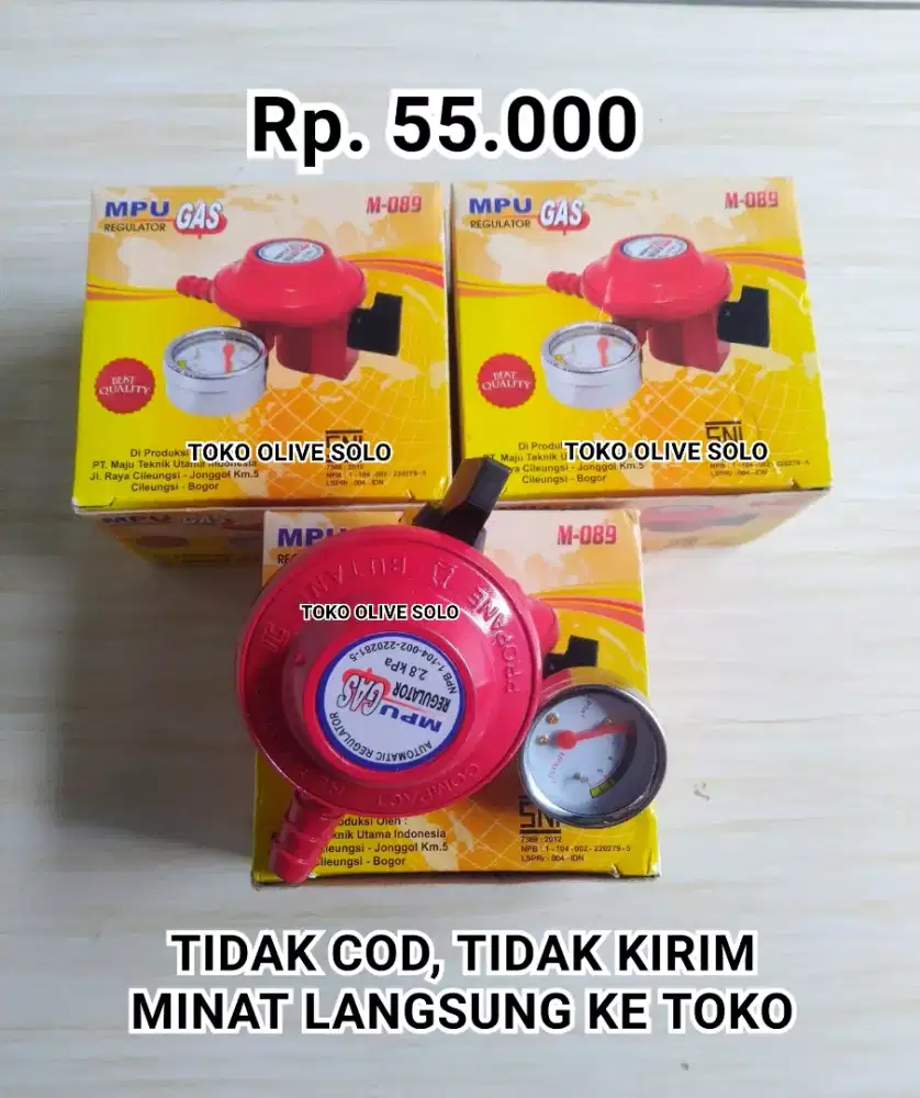 Regulator Kompor Gas (Minat Bisa Langsung Ke Lokasi Tidak Bisa Cod)