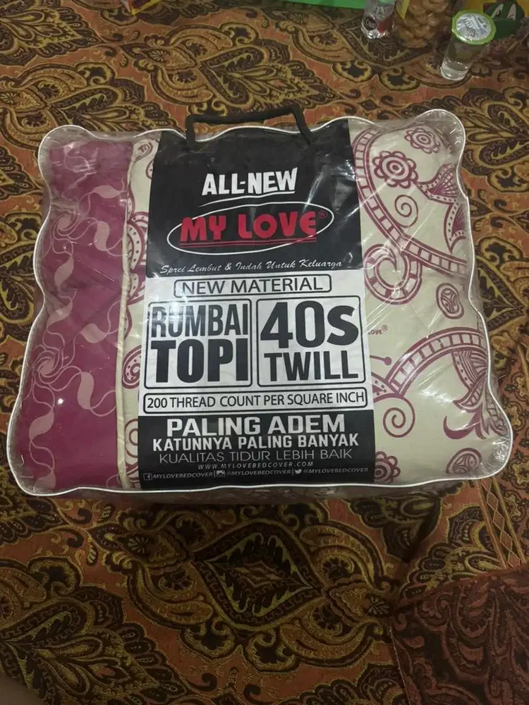 ALL NEW MY LOVE Bed Cover King Rumbai 180x200