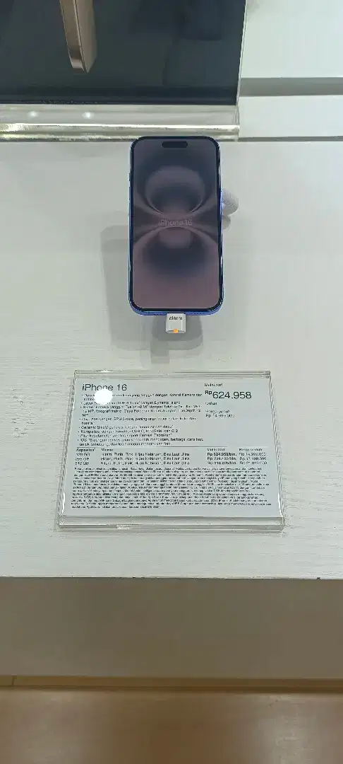 Kredit HP Iphone 16 128GB Garansi Resmi Ibox
